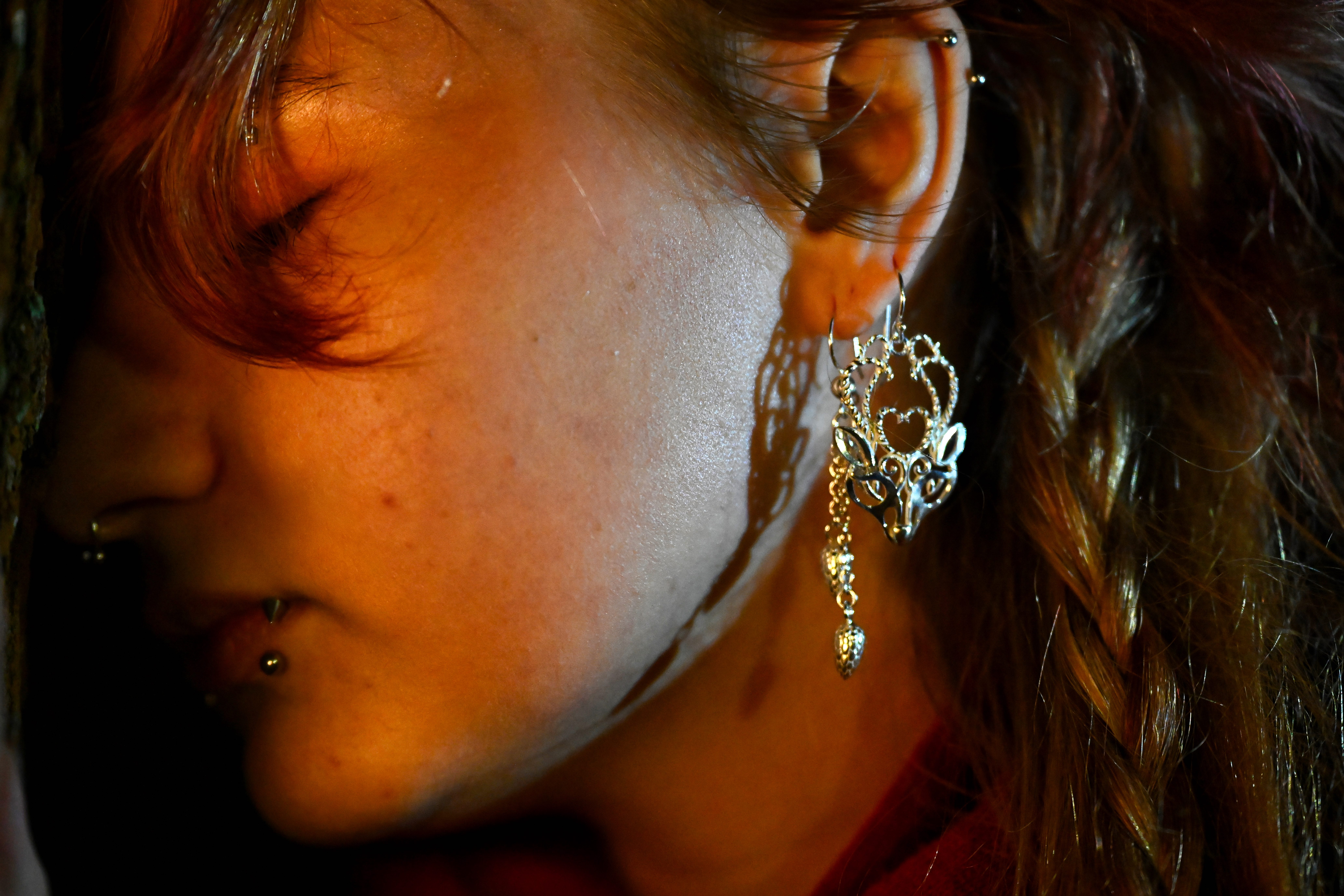 Korvakorut 'Ohto & Keura' mallin korvissa